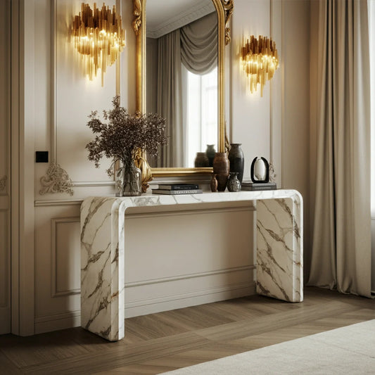 marble elegance console table